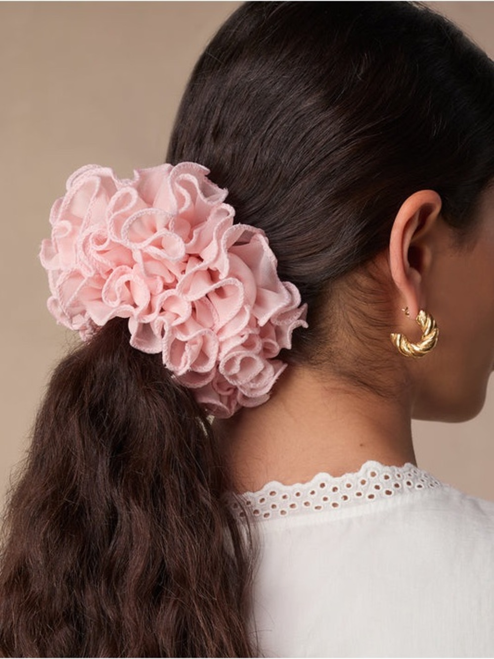 New Rouje Scrunchie Mafalda Rose
